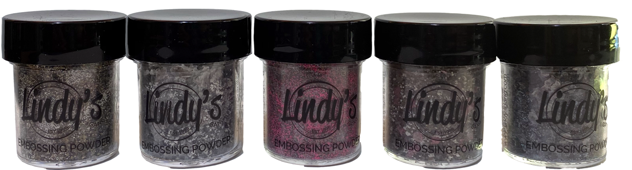 Lindy's Stamp Gang 2-Tone Embossing Powders .5oz 5/Pkg - You Rock