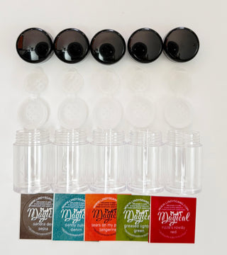 Shaker 5-pack + Stickers