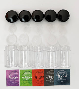 Shaker 5-pack + Stickers