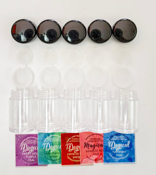 Shaker 5-pack + Stickers