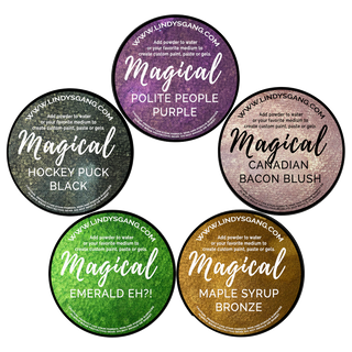 Shaker 5-pack + Stickers