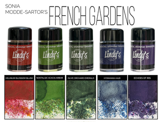 Sonia Modde-Sartor's French Gardens SHIMMER Shaker 5-pack