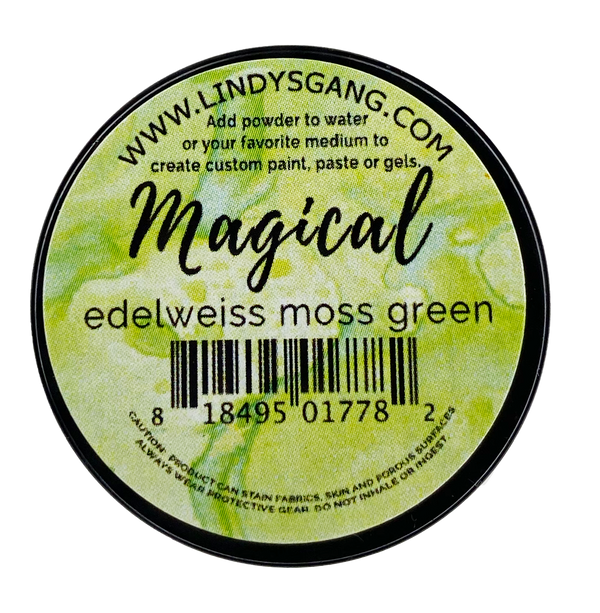 Edelweiss Moss Green - Lindy's Stamp Gang