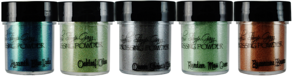 Lindy's Stamp Gang 2-Tone Embossing Powder .5oz 5/Pkg-Industrial Chic