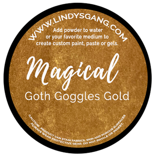 Goth Goggle Gold Magical Jar - Lindy's Gang Store